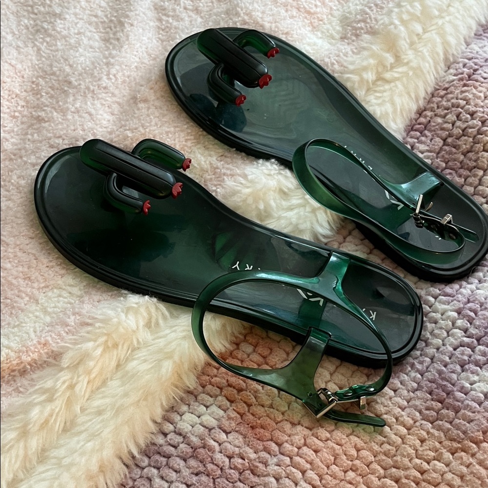 Katy Perry Collections Dark Green Sandals